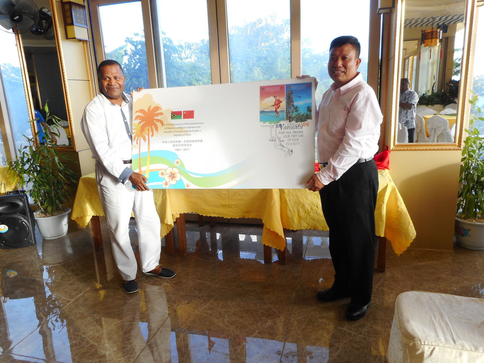 Vanuatu Post and Chinese Embassy launch new stamps